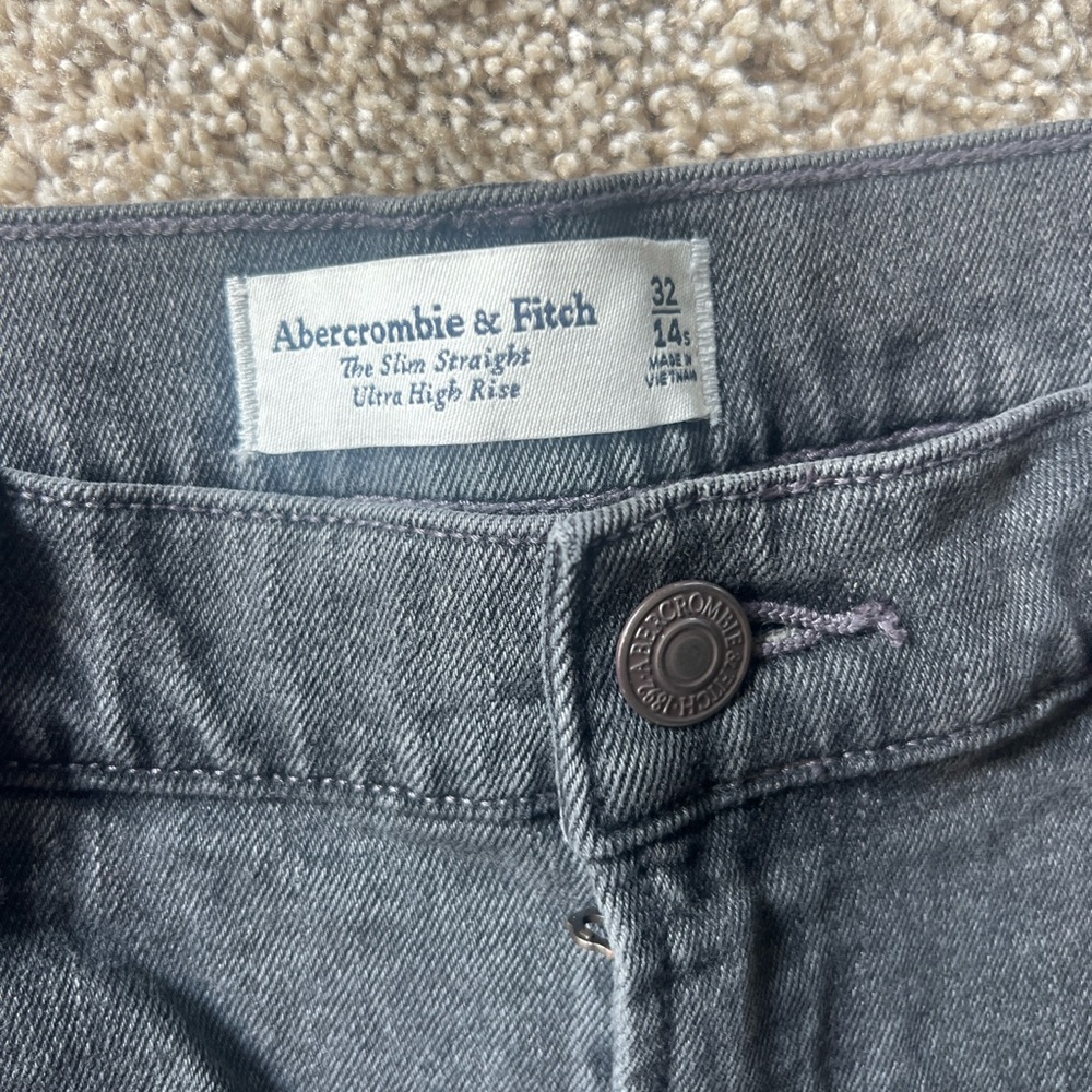 Abercrombie Dark Gray Women’s Jeans